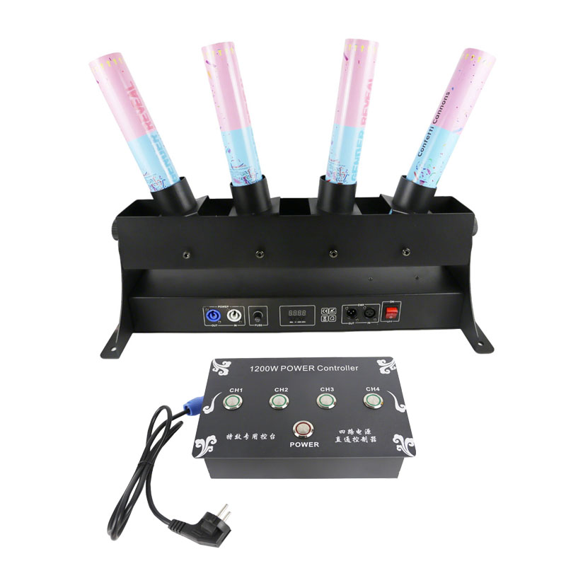 Confetti Cannon Tube - 4개의 튜브 성별 공개 소년 또는