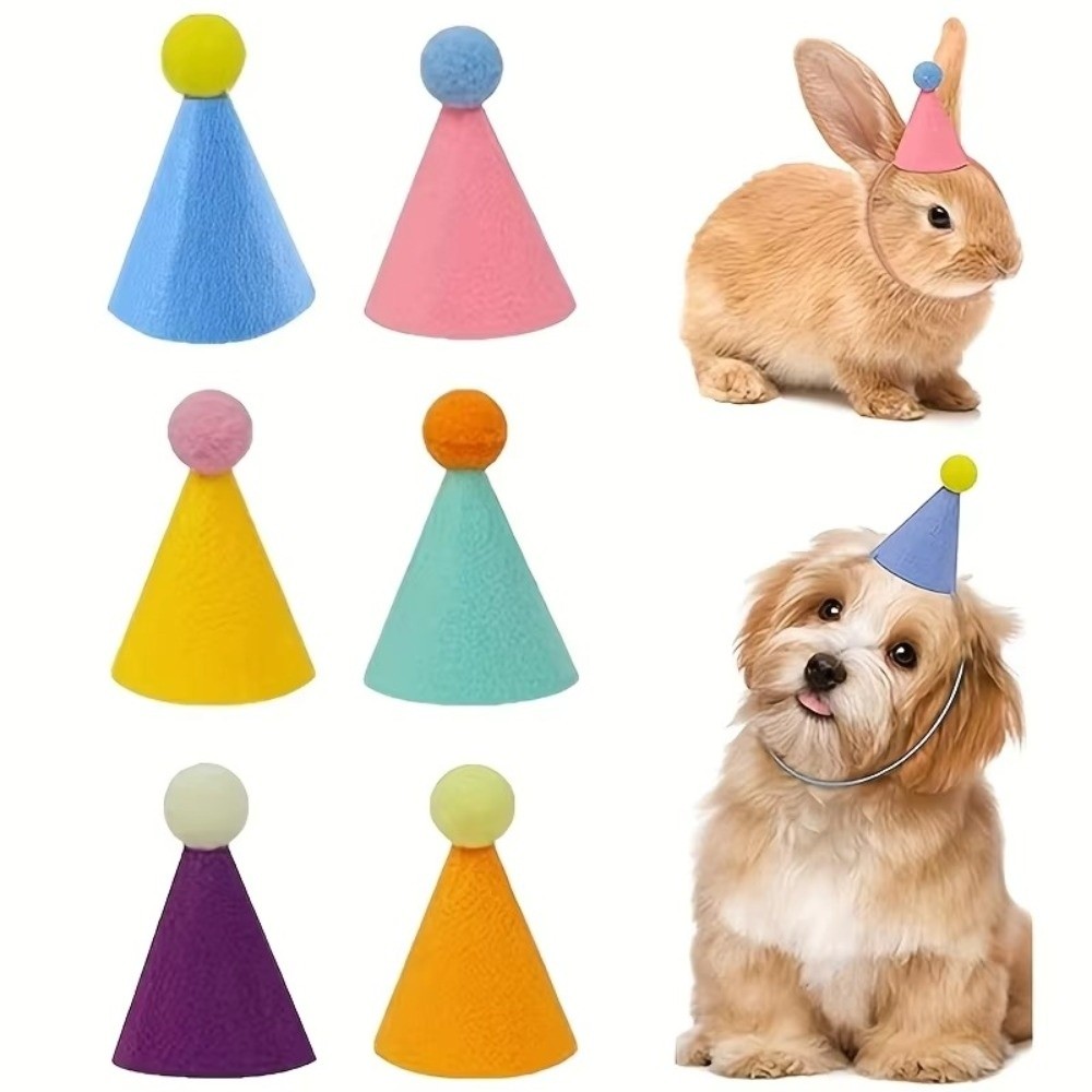 새로운 6개 세트 미니 파티 모자 가볍고 화려한 콘 모 - Party Hat Cone 리뷰 및 가격